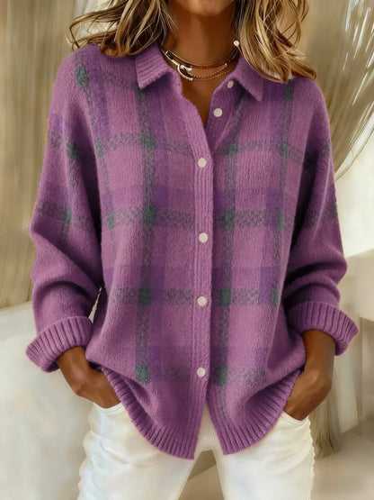 Danique | Retro Contrast Check Jumper