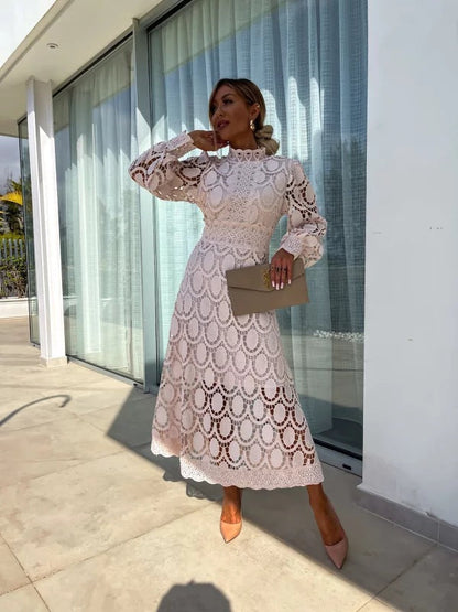 Georgia™ - Elegant French Lace Dress