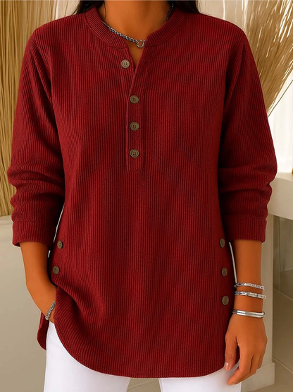 Livia | Jumper with Subtle Button Details