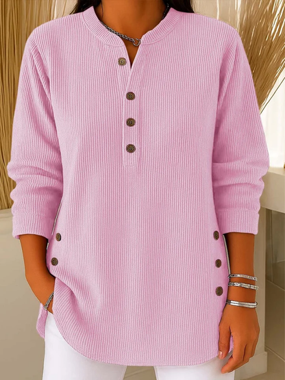 Livia | Jumper with Subtle Button Details