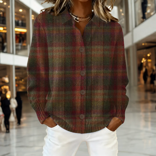 Reese™ - Rustic Check Cardigan