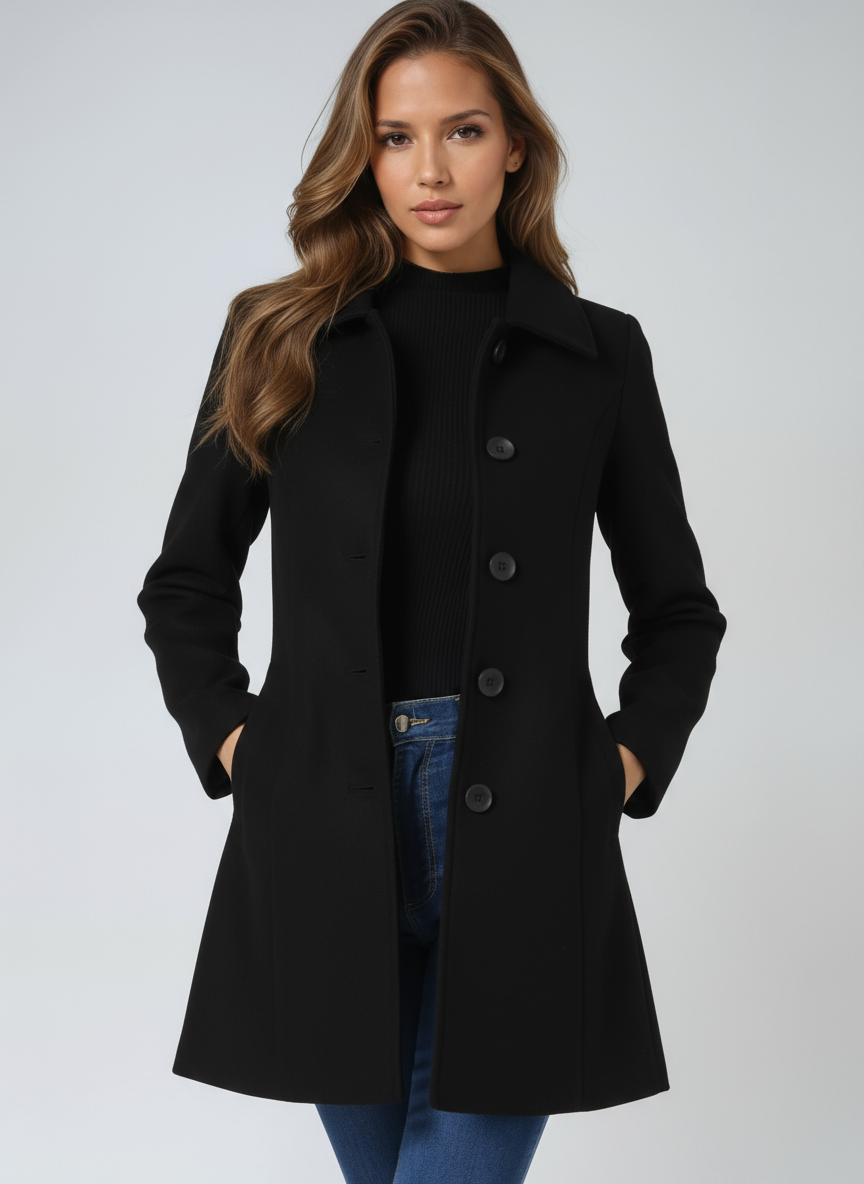 Emily | Flare Button Jacket