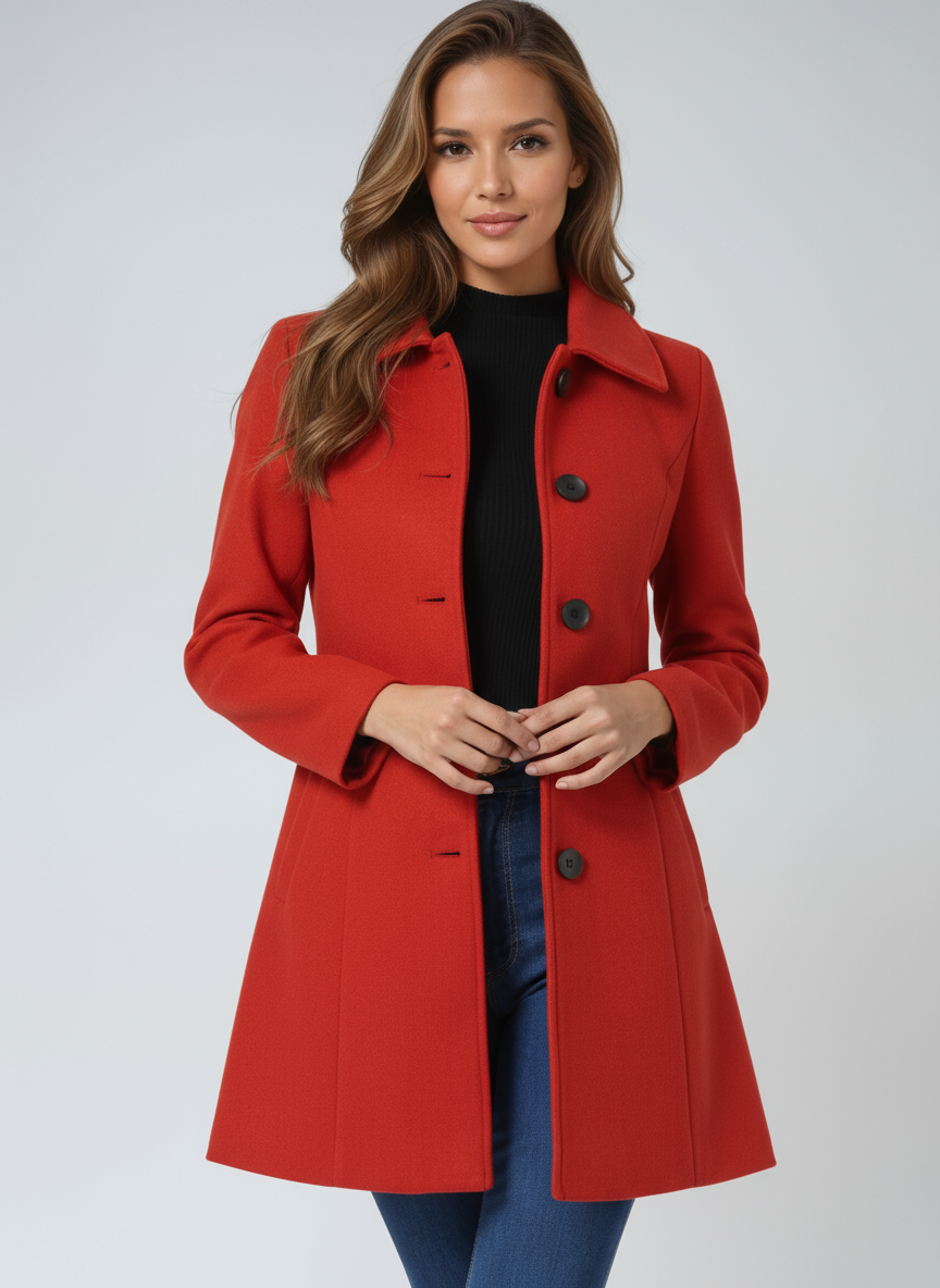 Emily | Flare Button Jacket