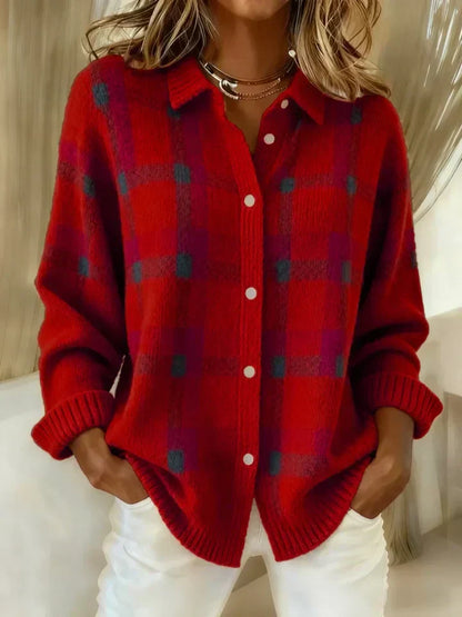 Danique | Retro Contrast Check Jumper