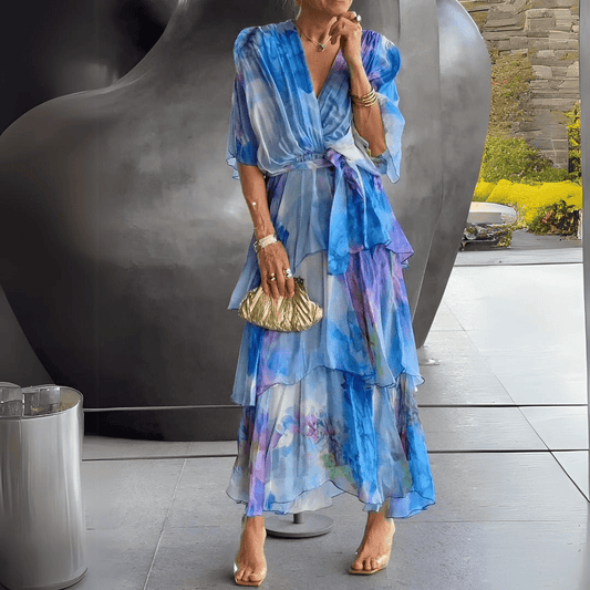Alina | Stunning V-Neck Dress